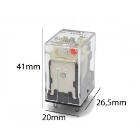 Relé Multiuso Contato 4NA + 4NF RE-407 220V 