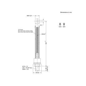 Diodo Retificador Anodo Rosca M16 SKR240/16 - Semikron