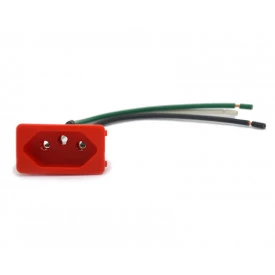 Tomada com Rabicho Vermelha 20A/250V - TPA2-3 E3E - Margirius