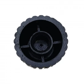 Knob para Eixo estriado padrão Marshall - Prateado - KN-21
