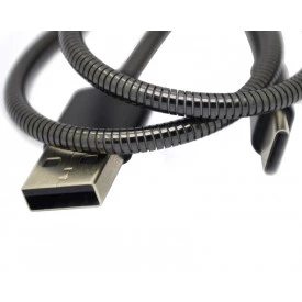 Cabo Metalizado USB 2.0 Tipo C 1 Metro - CB-99 - Shinka