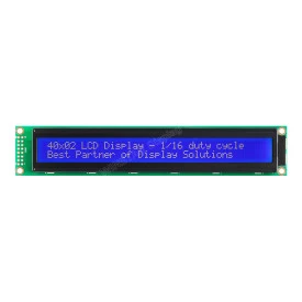 Display LCD 40x02 Verde com Luz de Fundo (Back Light) WH-4002A-YYH-JT - Winstar