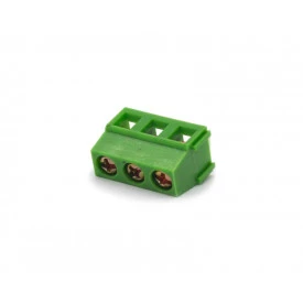 Conector Verde Multipolar WJ127 de 3 Vias - Passo 5,0mm 