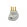 Plug Tomada Desmontável Cinza 90º 2P 10A/250V - Ref.1664 - Daneva