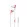 Fone de ouvido - Easy Earphone Coca-Cola -  com Microfone - Branco