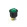 Chave Gangorra Redonda LIGA/DESLIGA Com Led Verde - KCD1-106-102N