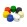 Knob com Parafuso KN-1400 - Diversas Cores - Daier Knobs 