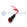 Olho de Boi Neon com Rabicho 220V - Vermelho
