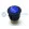 Chave Gangorra Redonda LIGA/DESLIGA Com Led Azul - KCD1-106-102N