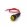 Sinaleiro Olho de Boi cor Amarelo com Fio Vermelho 220V - XD8-2