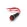 Sinaleiro Olho de Boi cor Vermelho com Fio Vermelho 220V - XD8-2