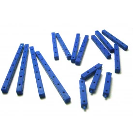 Kit Vigas 3D Termoplástico Azul 021  - Modelix