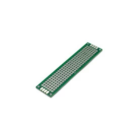 Placa Padrão PCI Dupla Face Furação Ilha 2x8cm Verde - 03-429