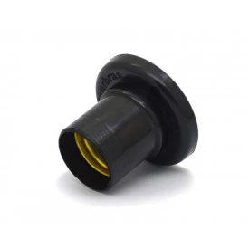 Porta-Lâmpada Preta para Teto E27 250V~200W - 036-EN - Enerbras