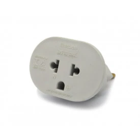 Adaptador Conversor de Sistema 2 P + T 10A/250V - Enerbras