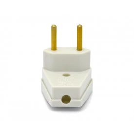 Plug Tomada 90º 2P 10A/250V Cinza - 08314530