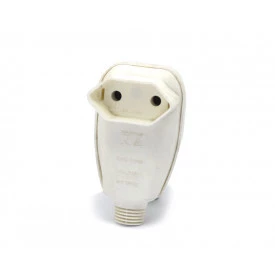 Tomada Móvel Branca 90º 2P 20A/250V - 088EB