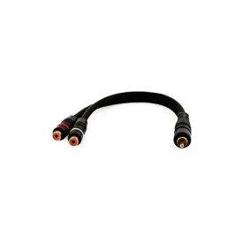 Cabo de 20cm com 1 Plug RCA x 2 Jack RCA - 101.1.19