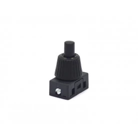 Chave Push-Button com Trava para Painel Liga/Desliga 2A/250V - Preto - 1185PR-N