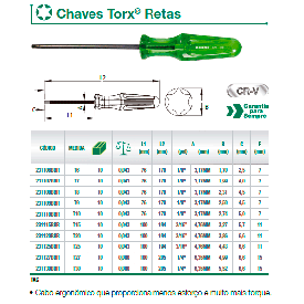 Chave Torx T-27 231127BBR - Belzer