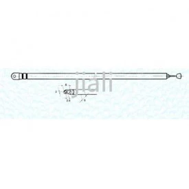 Antena JL71008 5 estágios 195mm a 833mm - JIALI