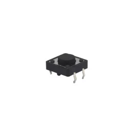 Chave Táctil com 4 Terminais 12x12x5mm 180º - DS1041-2-2KKAX