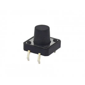 Chave Táctil com 4 Terminais 12x12x9,5mm 180º - KFC-A06