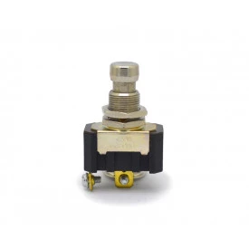 Chave Push-Button Unipolar com Trava 15A/120V 14.123 A6B1P1Q - Margirius