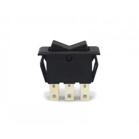 Chave Gangorra / Tecla Bipolar 6A/120Vac 15.205 (Liga)/Desliga/(Liga) Momentânea M1FT1FS1S - Margirius
