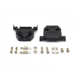 Capa Plástica para DB15 Preta Kit Curto - 15TACP