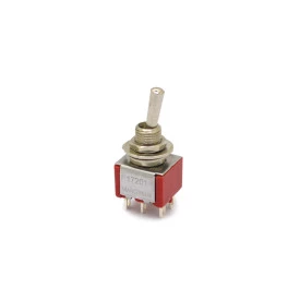 Chave Alavanca Metálica Bipolar Solda Fio 3A/120V ou 1A/250V 17.201 Liga/Liga - A2B1STSE - Margirius