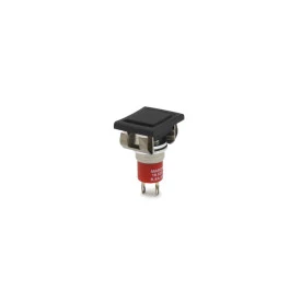 Chave Push-Button NF sem Trava Cor Preta Quadrada 0.5A/250V 18.533 MFT3ESTSE - Margirius