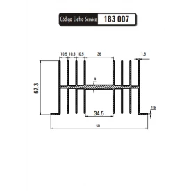 Dissipador de Calor 183007/80-A - Eletro Service
