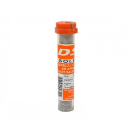 Estanho para Solda 183MSX0,8 63x37 Diâmetro de 0.8mm Tubinho de 25g - DS Tools
