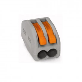 Conector Wago Borne Emenda Para 2 Fios - 222-412 - Wago