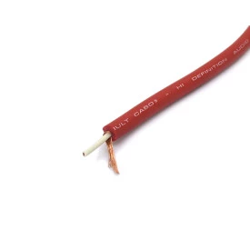 Cabo Para Guitarra Vermelho 1x0.75mm - Mult Cabo - Preço Por Metro