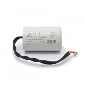 Capacitor de Partida 25uF/250Vac 50/60Hz +-10%
