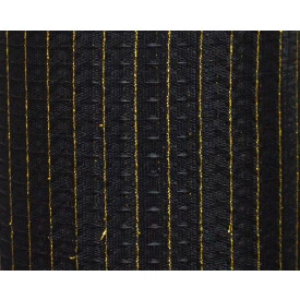 Tecido Ortofônico Preto e Dourado Padrão 291-1-1 - Largura 1,30m - Preço por Metro