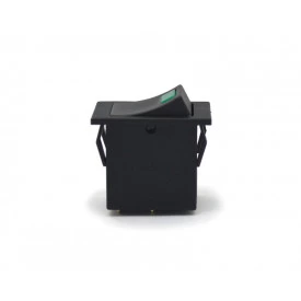 Chave Gangorra / Tecla Bipolar sem Trava com Led Verde 15A/250V 30.227 (Liga)/Desliga Momentânea M1FT3FDE3G - Margirius