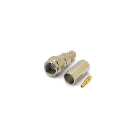 Conector SMA Macho Reto Cabo Crimpagem RG-58/RGC-58 Pino Fêmea - 3057 - Gav 86 - KLC