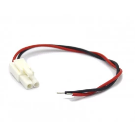 Conector para Bateria 2 vias Fêmea com Cabo de 15cm, suporta Corrente de 20A - ELP-2P - 31271