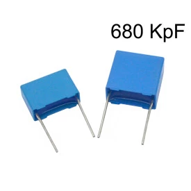 Capacitor Poliéster Film 680KpF ( 0.680uF / 680nF / 684 ) Série B32522 - Epcos - 250V a 400V