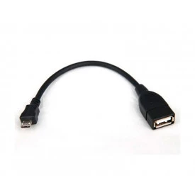 Cabo OTG USB-AF x USB Micro 5P 2.0 15cm - 3.1.307