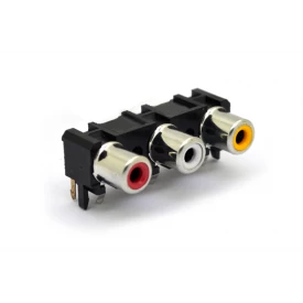 Jack com 3 RCA para PCI - JL15019 - Jiali