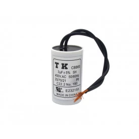 Capacitor de Partida 3uF/450Vac 50/60Hz +-5%
