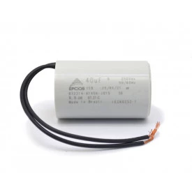 Capacitor de Partida 40uF/250Vac 50/60Hz +-5% 