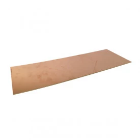 Placa de Fenolite Face Simples com Espessura de 1.5mm - 10x25cm