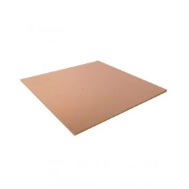 Placa de Fenolite Face Simples com Espessura de 1.5mm - 10x10cm