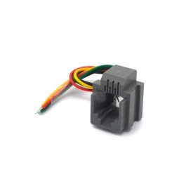 Conector Jack RJ11 Com Fio de 5cm 623K 04 Vias