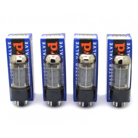 Quarteto Casado da Válvula 6V6 - Mullard Platinum